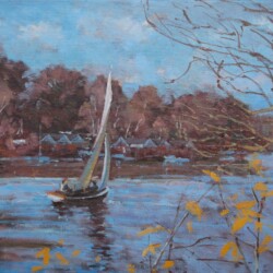 Sailing by Trowlock Island